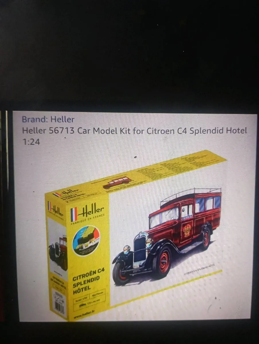 HELLER 1:24 SCALE  CITROEN C4  SPLENADID HOTEL KIT - Image 1