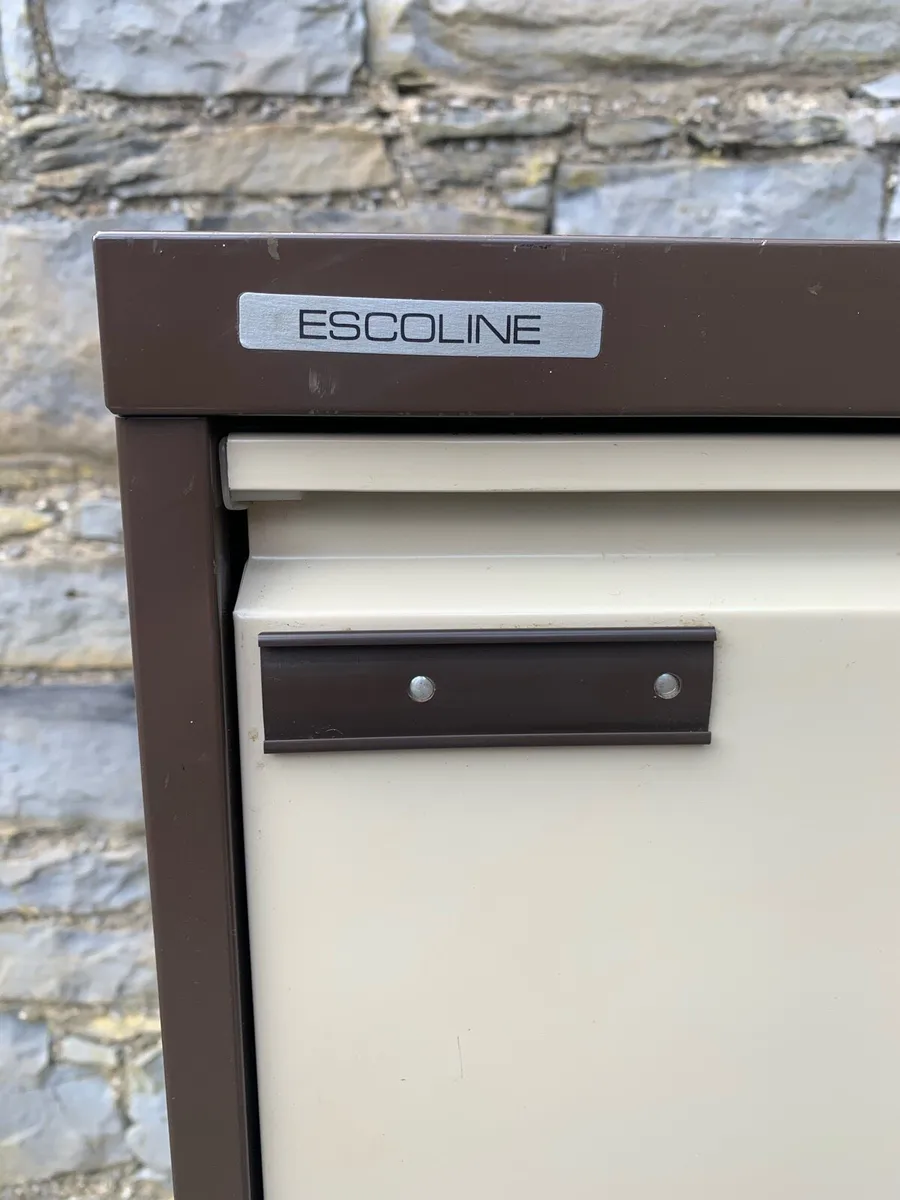 Vintage Escoline Four Drawer Filing Cabinet. - Image 2