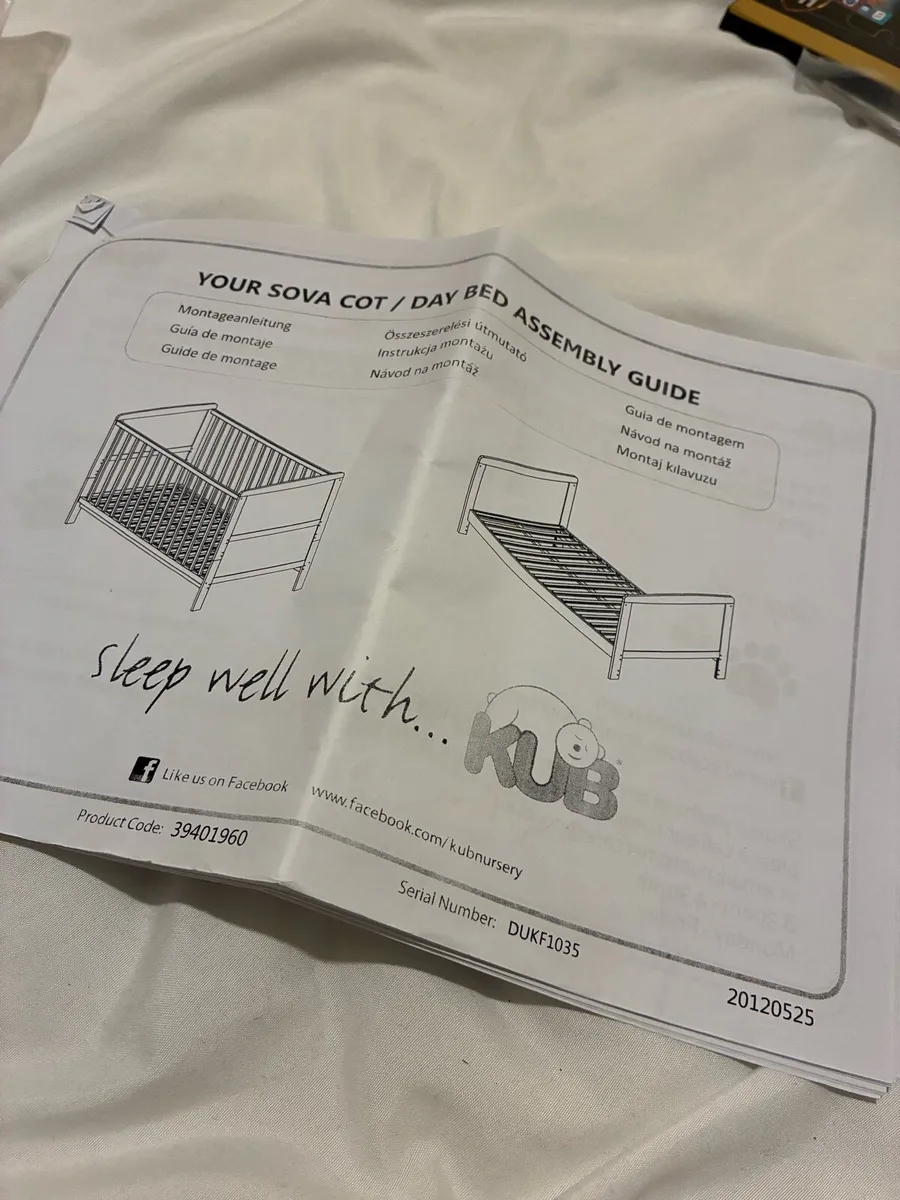 Cot bed/day bed - Image 2
