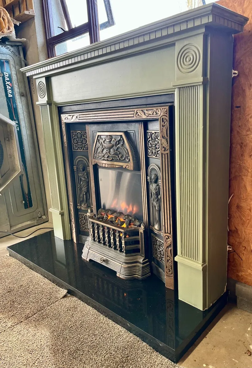 Fireplace and Electric Heater - Image 2