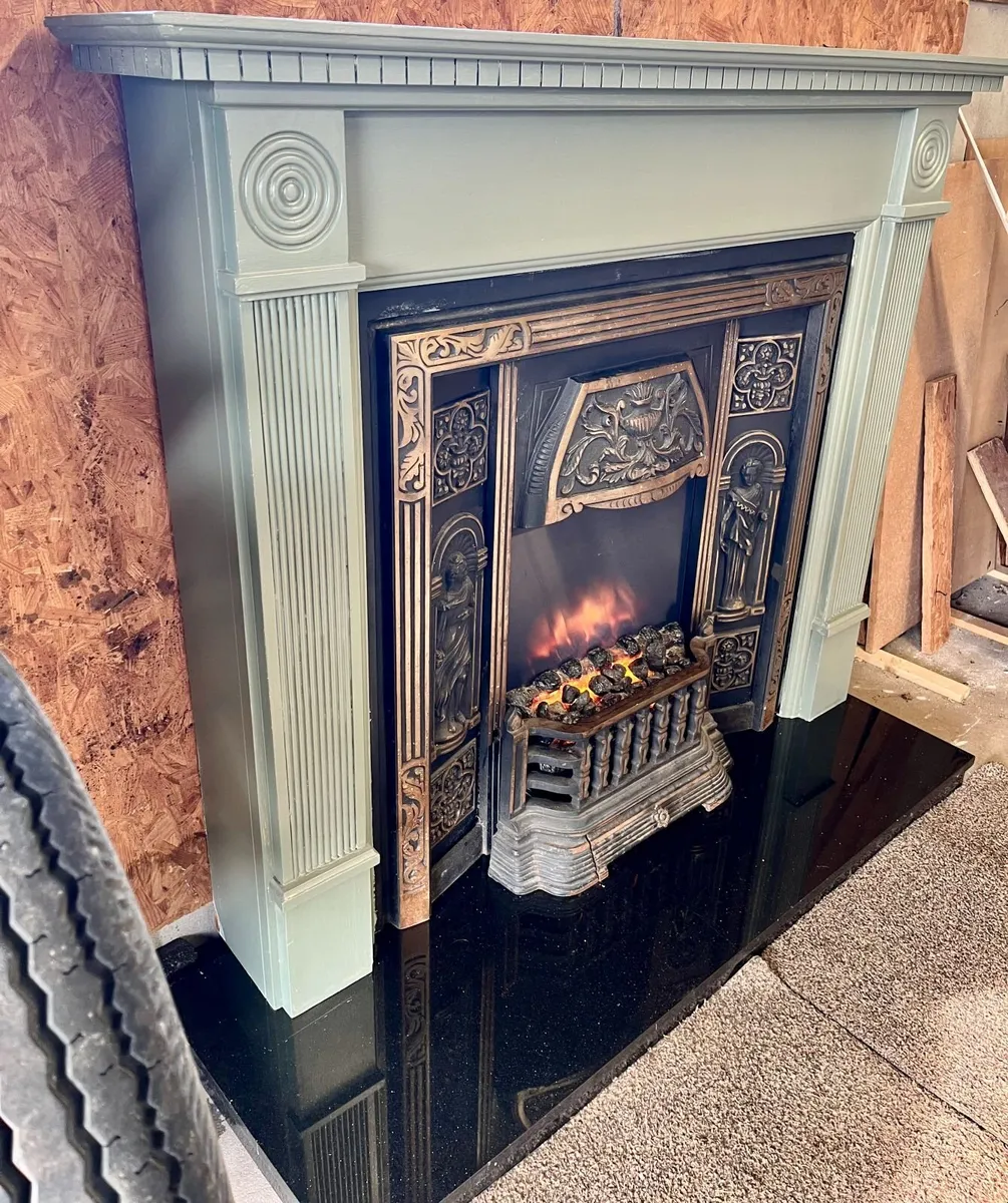 Fireplace and Electric Heater - Image 3