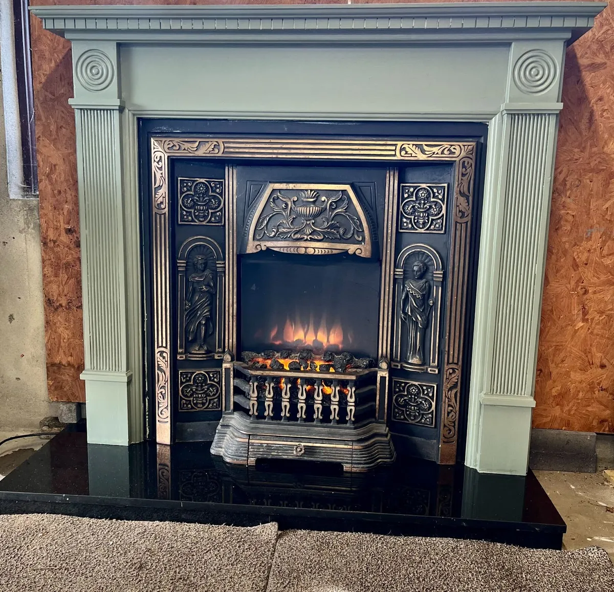 Fireplace and Electric Heater - Image 1