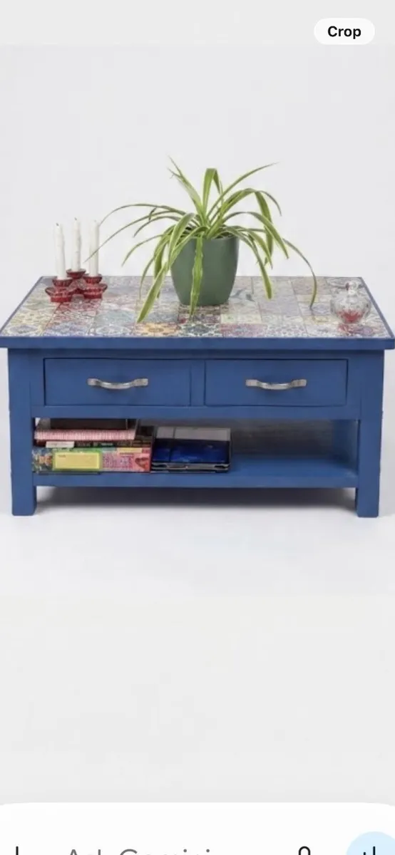 Blue coffee table - Image 1
