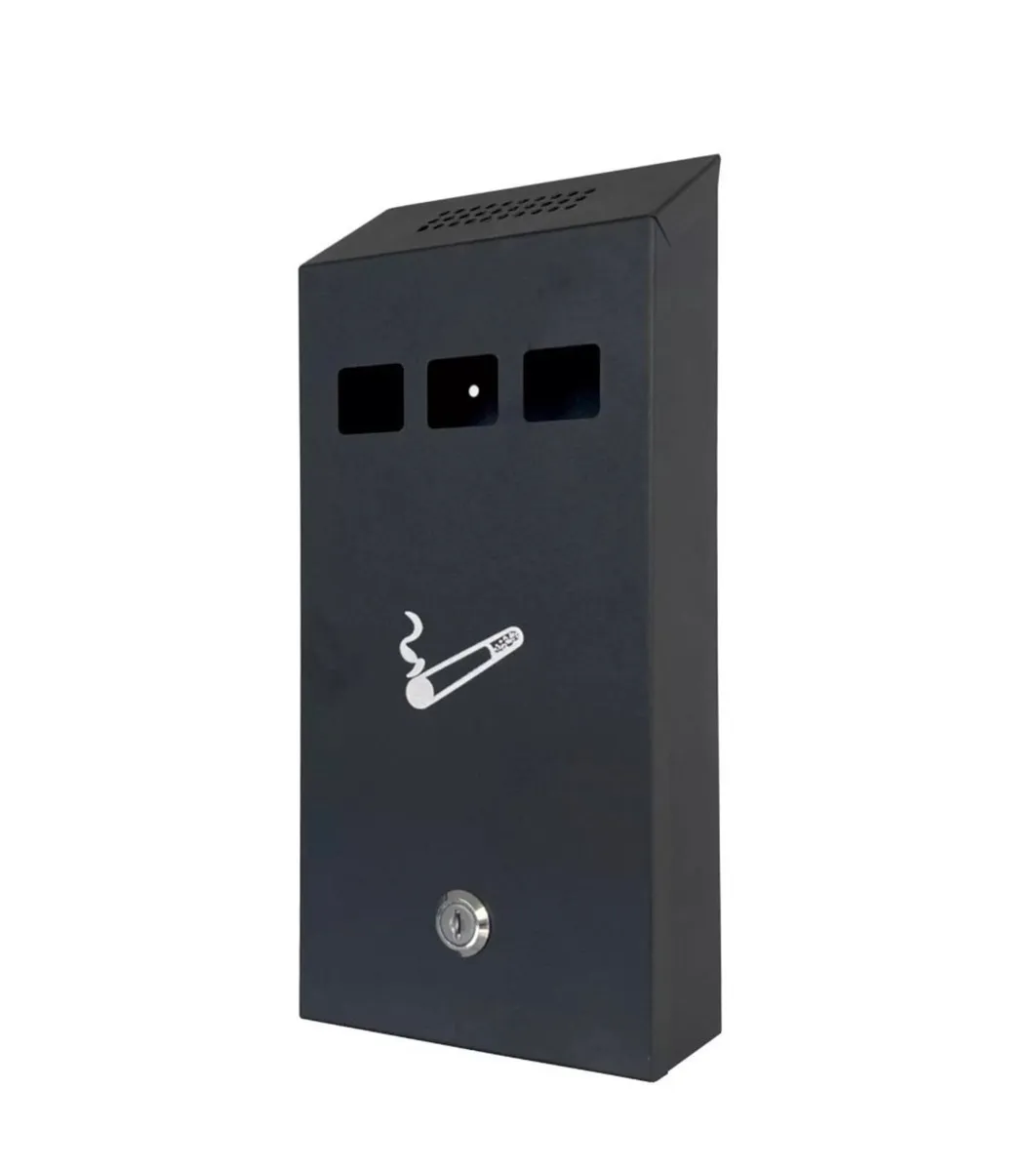Slim Wall Mounted Outdoor Ashtray - Image 2