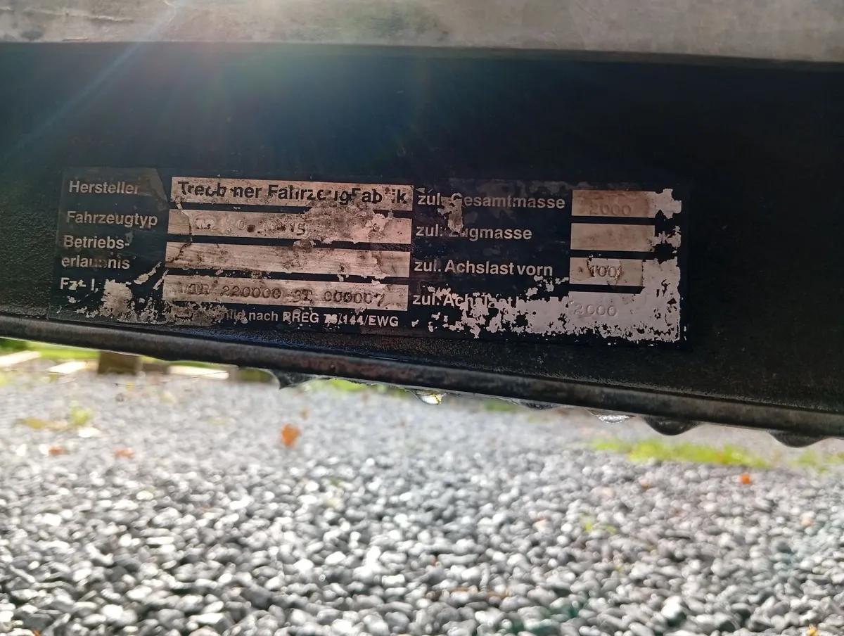 Twin axel braked trailer - Image 2