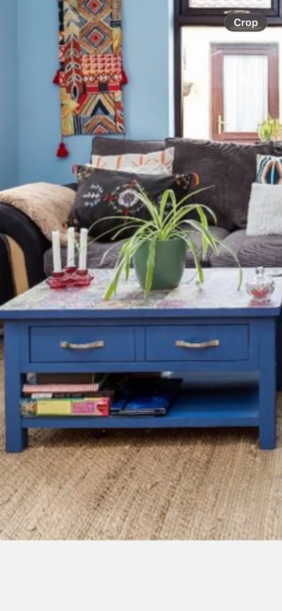 Blue coffee table - Image 2