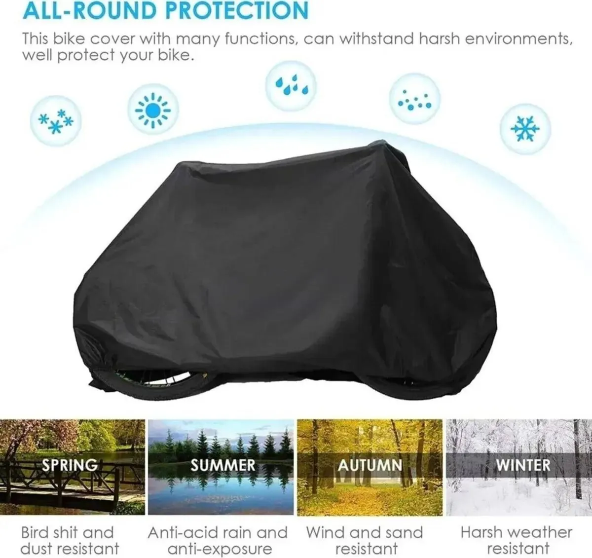 Bicycle Cover Weatherproof Heavy Duty Protection - Image 1