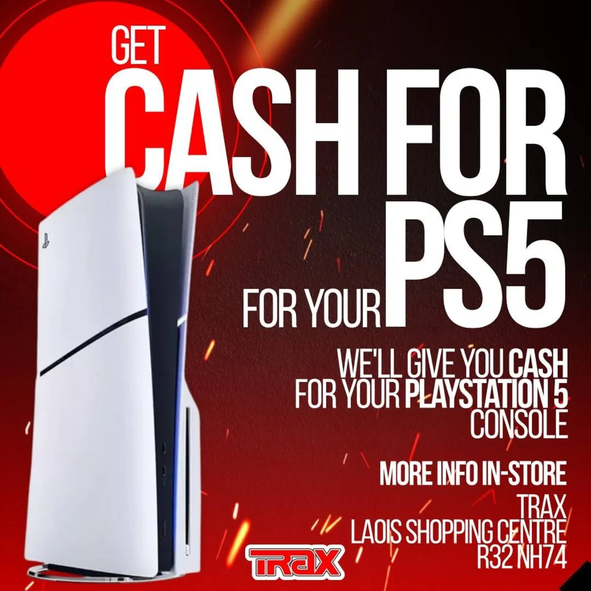 GET CASH FOR YOUR PS5