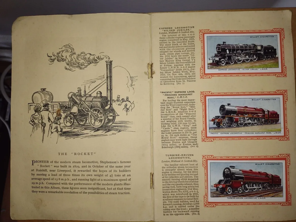 Railway engines - Album c. 1938 W.D. & H.O. Wills - Image 2