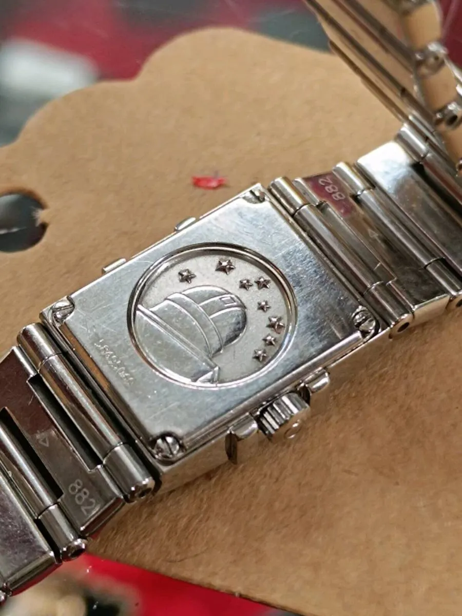 Ladie's Omega Constellation Quadra Diamond Dial - Image 3