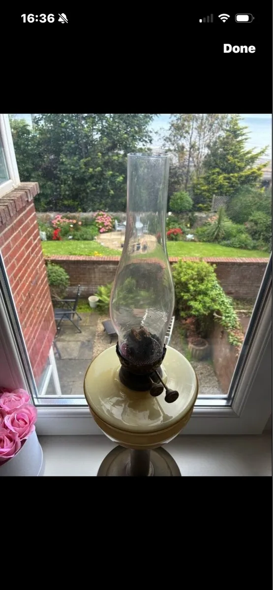 Antique Oil Lamp - Image 4