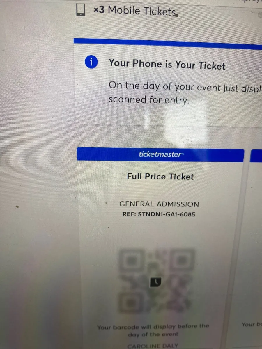 Oasis  ticket Slane Sunday - Image 2