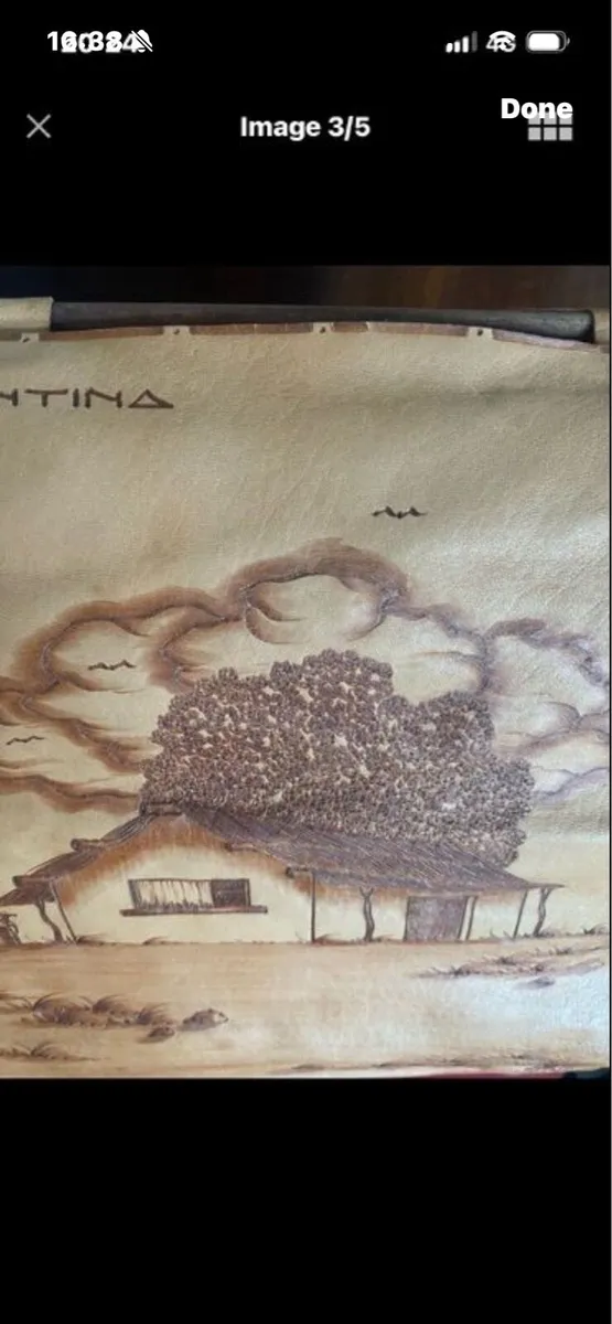 Argentina Leather Wall Art - Image 3
