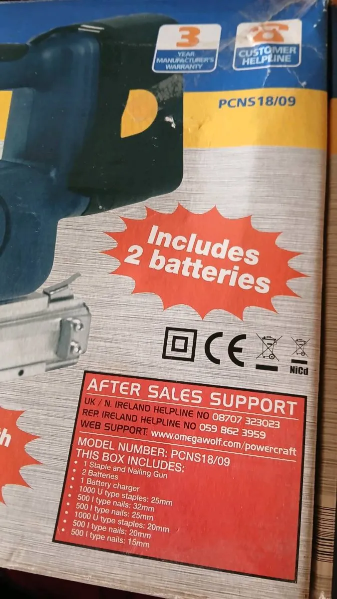 Cordless Staple and Nailing Gun. - Image 3