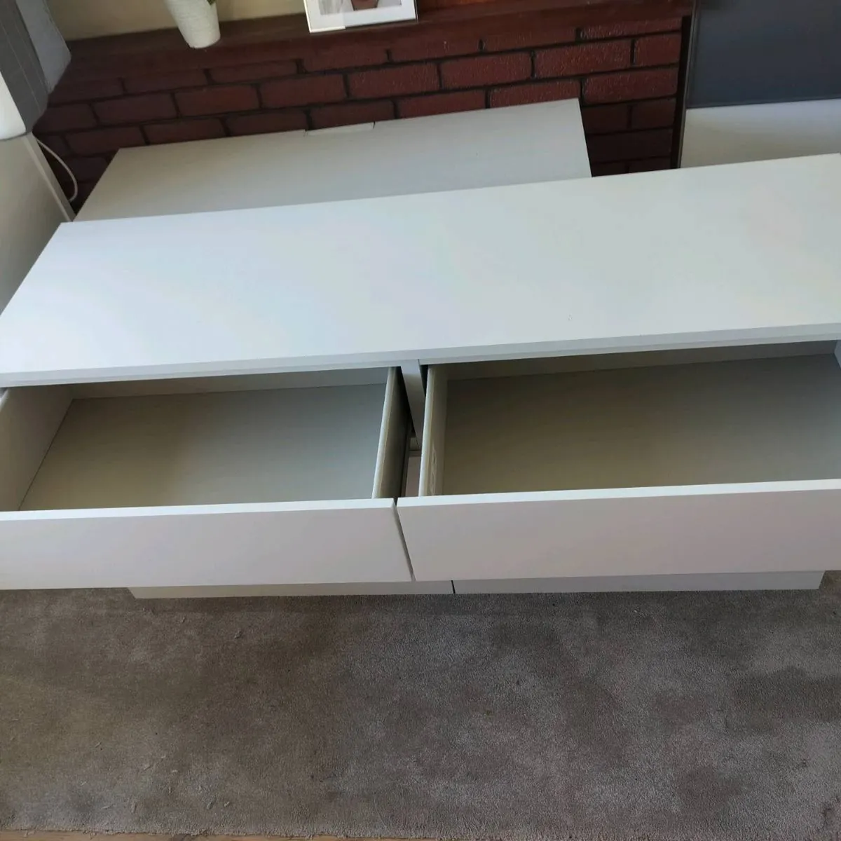 Chest of 6 drawers Malm white - Image 2