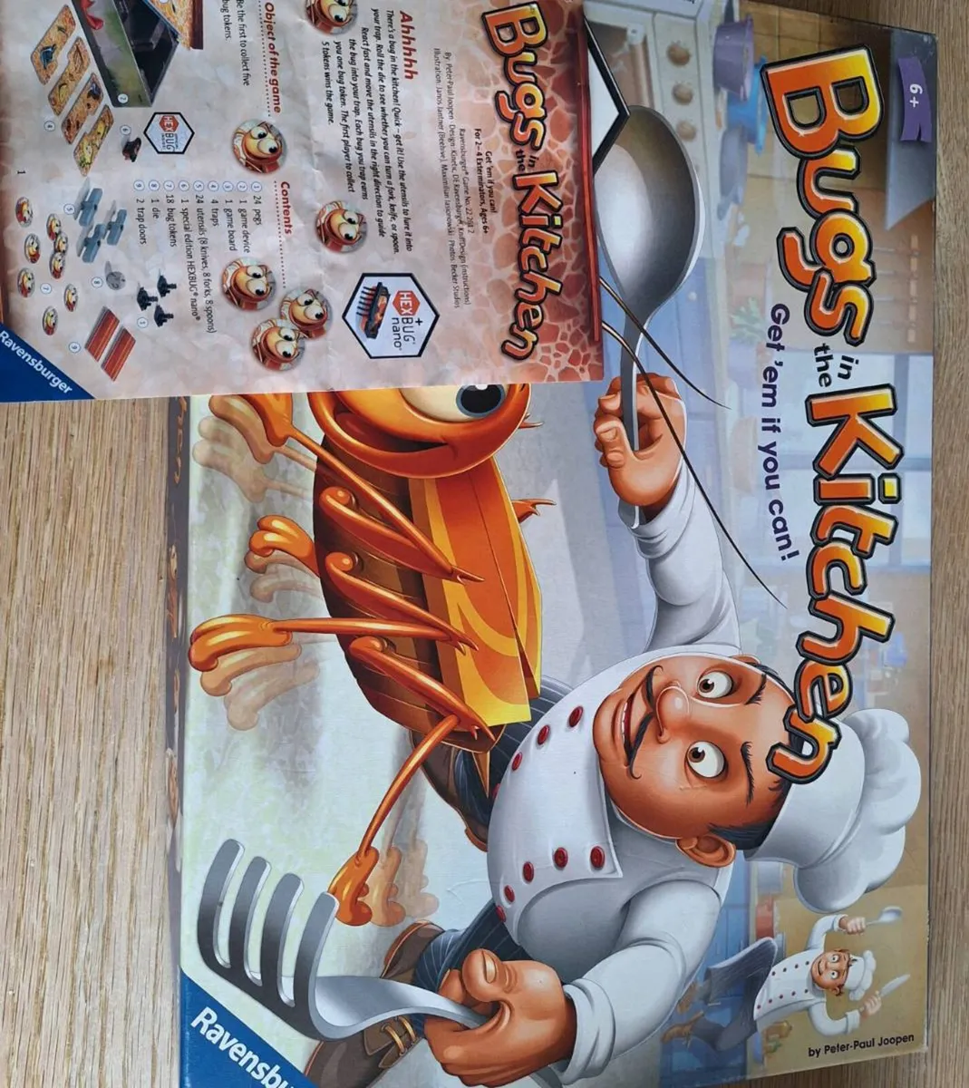 Ravensburger Bugs in The Kitchen Board Game - Image 1