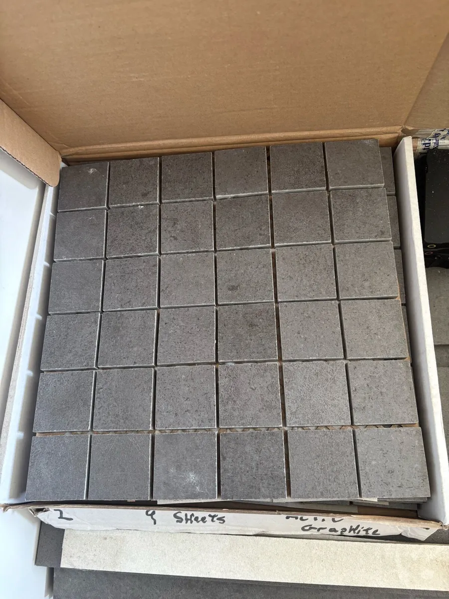 9 sheets of mosaic tiles