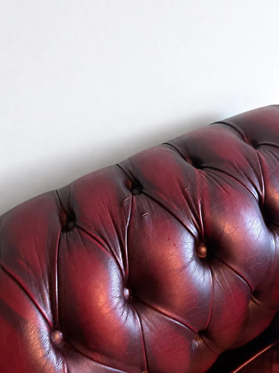Chesterfield Oxblood Armchair - Image 3