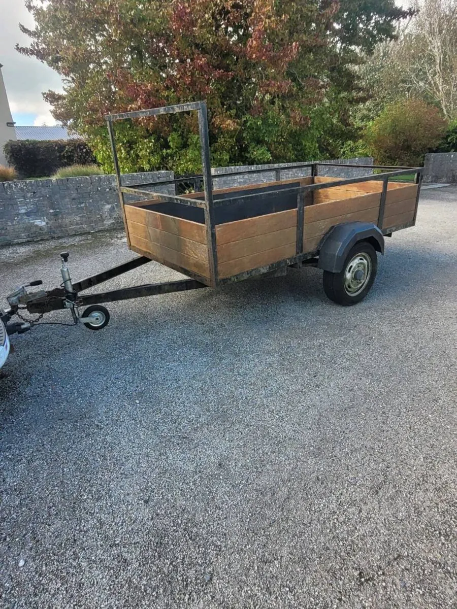 9x5 single axle trailer in very good condition - Image 1