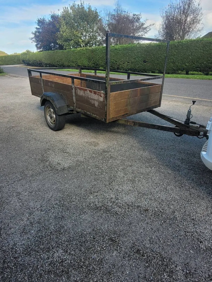 9x5 single axle trailer in very good condition - Image 2
