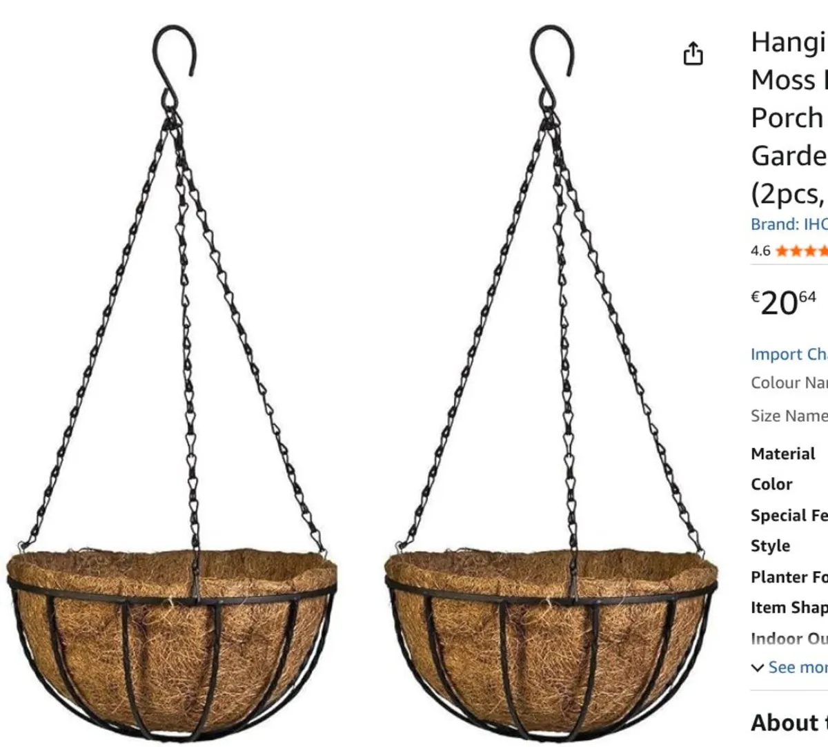 Hanging plant pots - Image 4