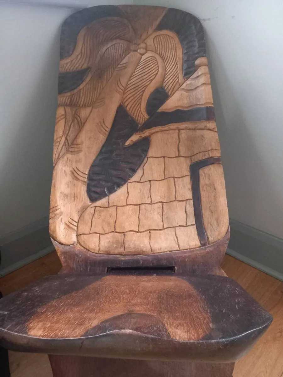 Quick sell hand crafted wooden chair - Image 4