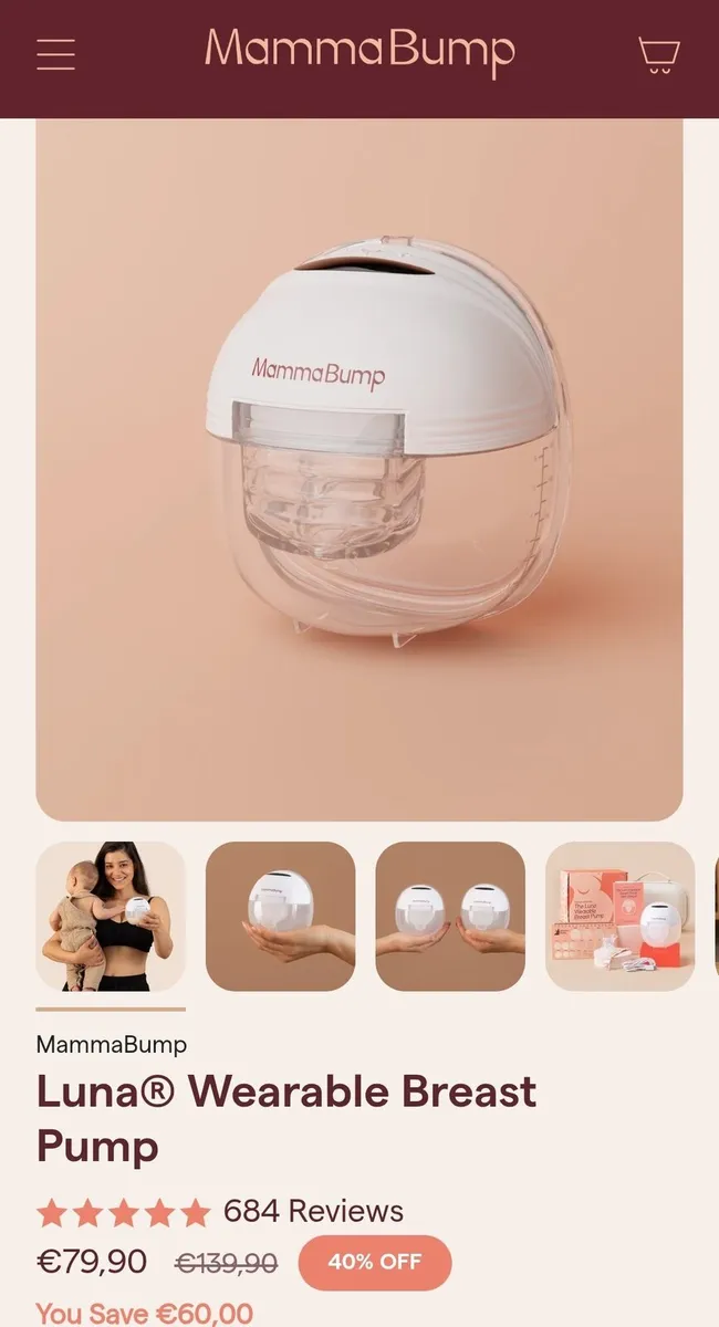 Electric breast pump - Image 1