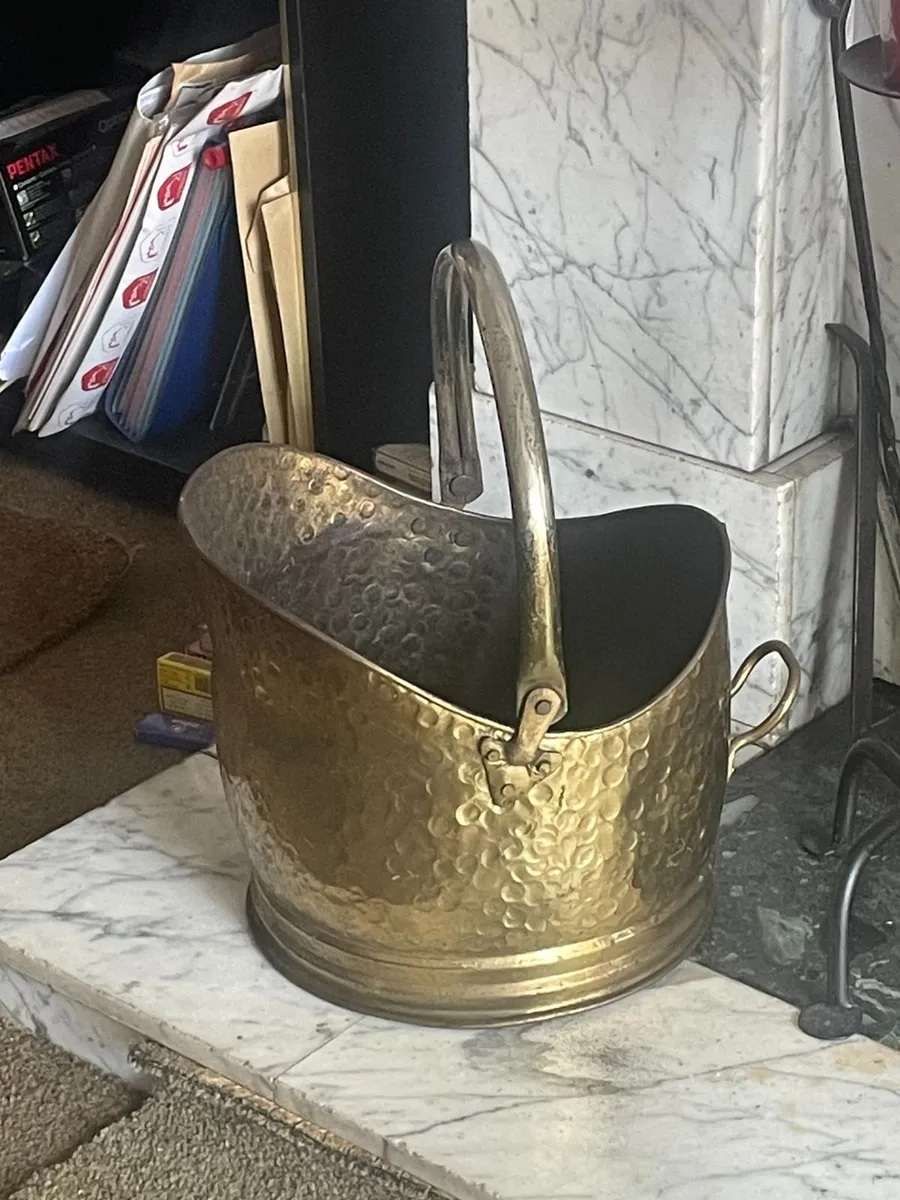 Brass Coal Scuttle