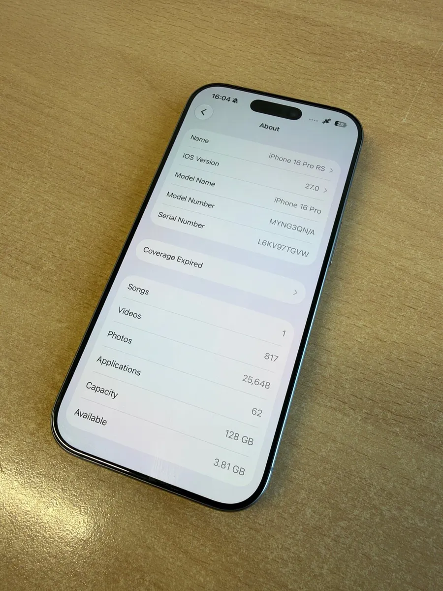 iPhone 16 Pro 128gb - Image 1