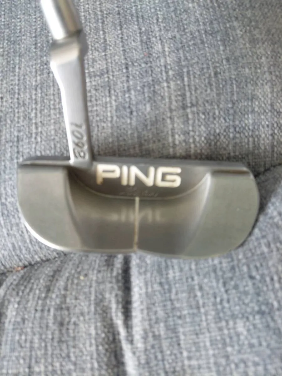 Ping mallet putter with soft insert face. - Image 1