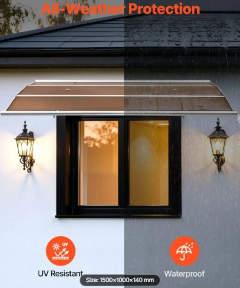 Awnings for Door Entrance, 39 x 59 in, Exterior - Image 2