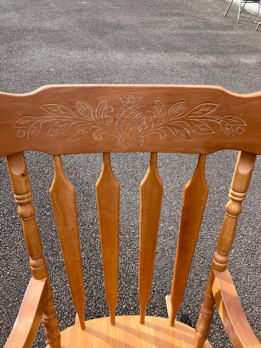 Solid Wood Rocking Chair - Image 2