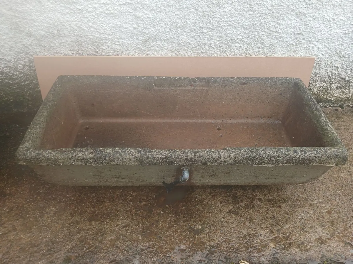 Antique water trough