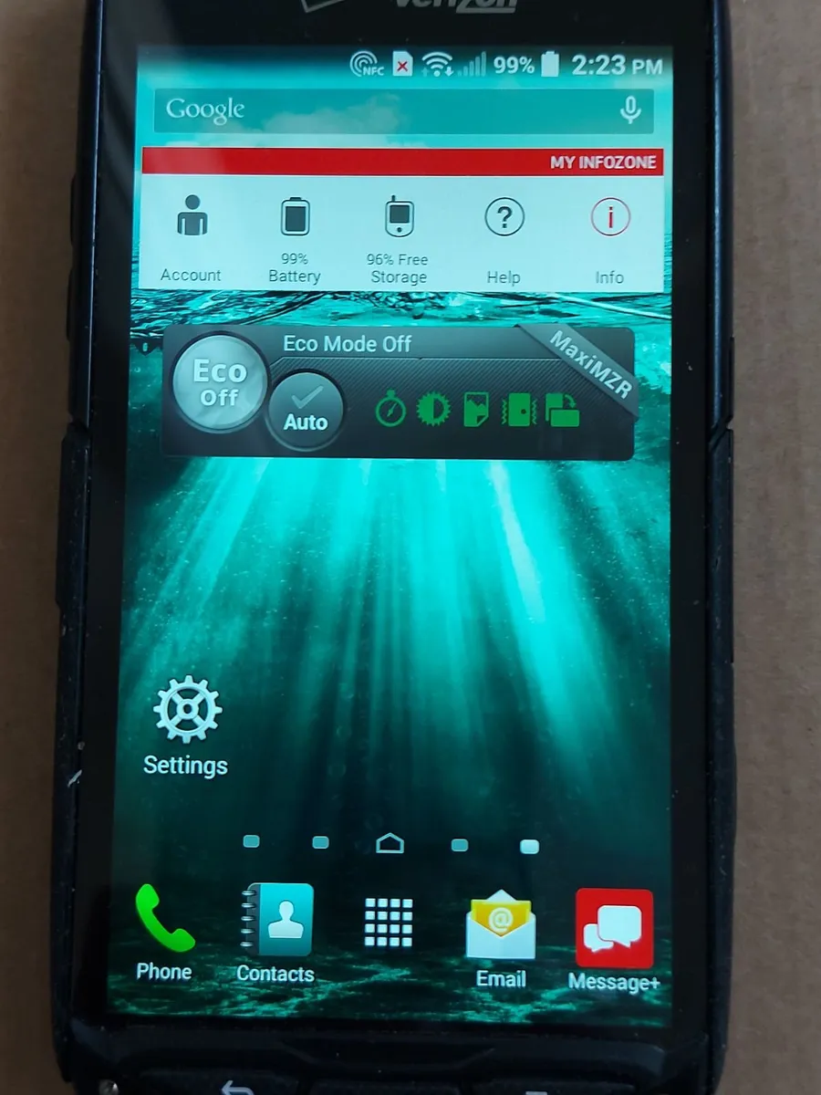 Verizon Kyocera Mobile Phone, 16GB, Model E6782, - Image 2