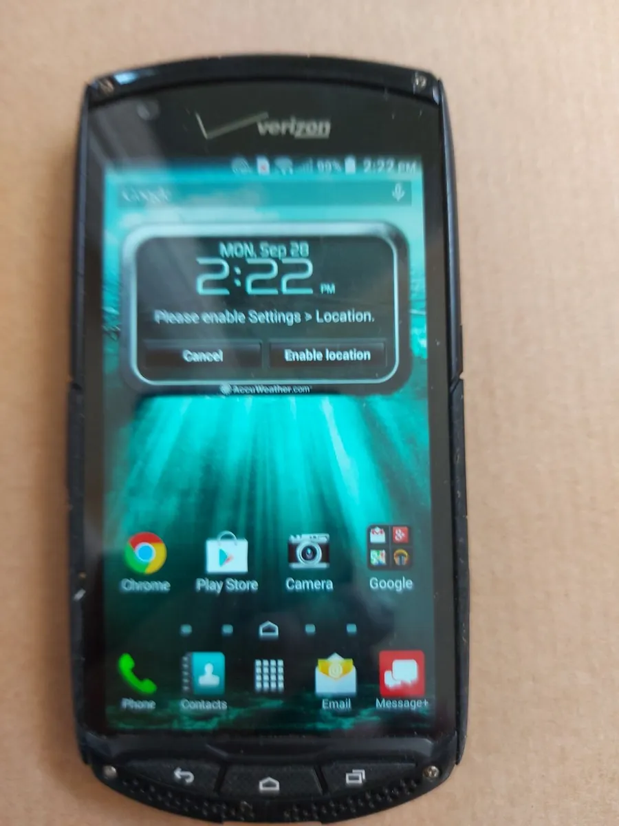 Verizon Kyocera Mobile Phone, 16GB, Model E6782, - Image 1