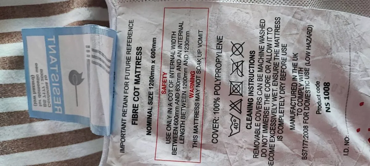 Cot bed mattress - Image 4