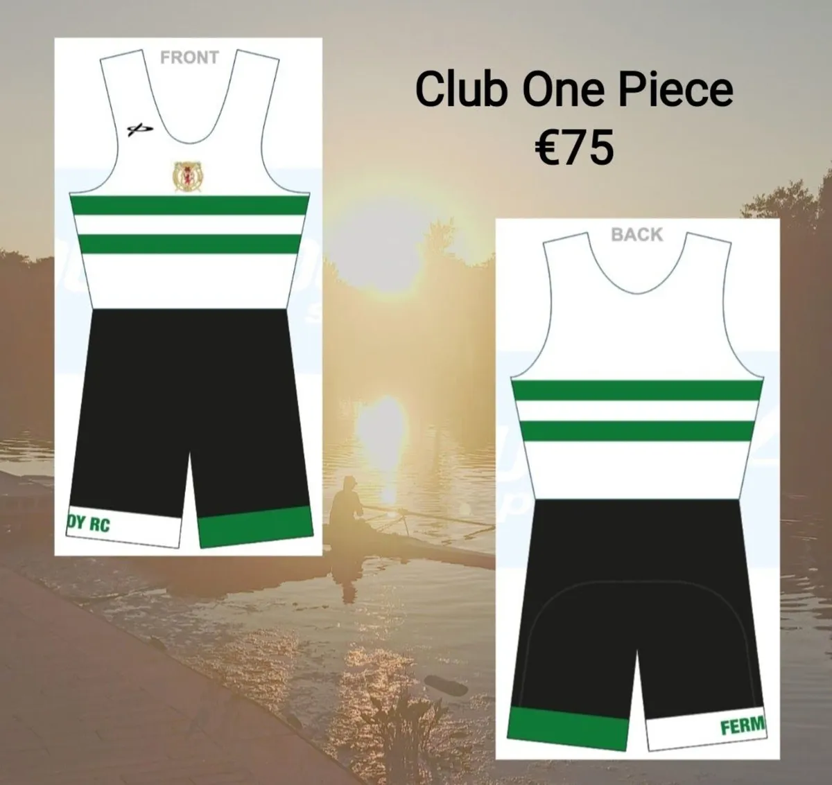 Fermoy Rowing Club Onepiece Mens XS - Image 2
