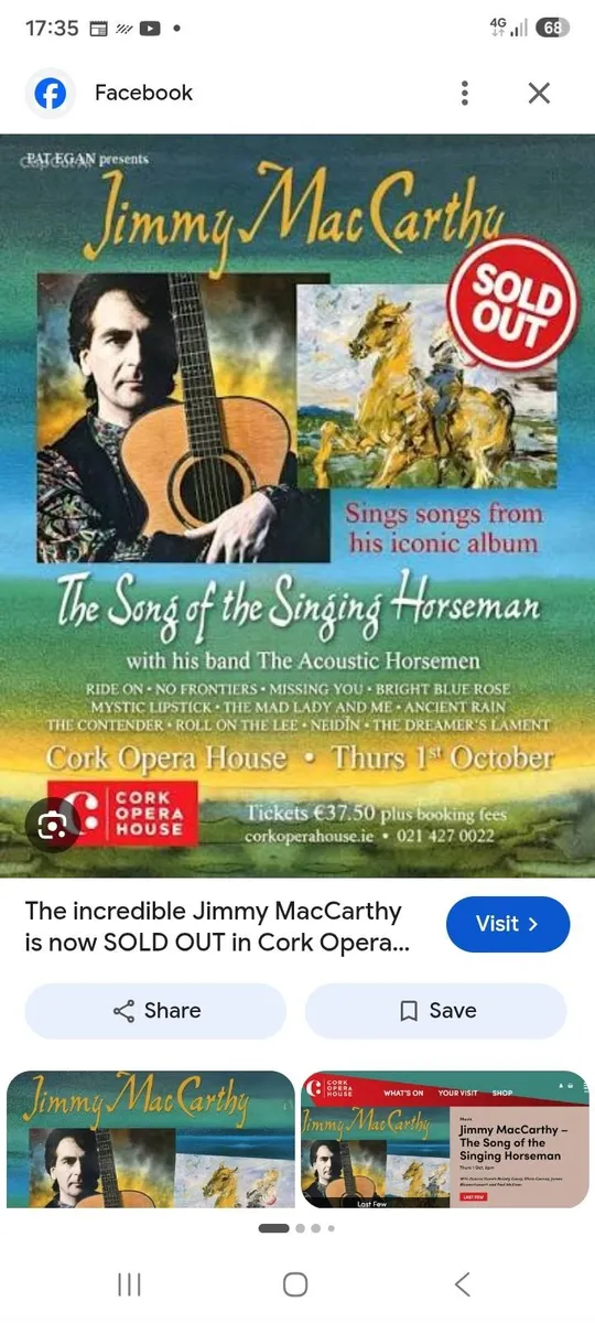 Jimmy macarthy cork opera house