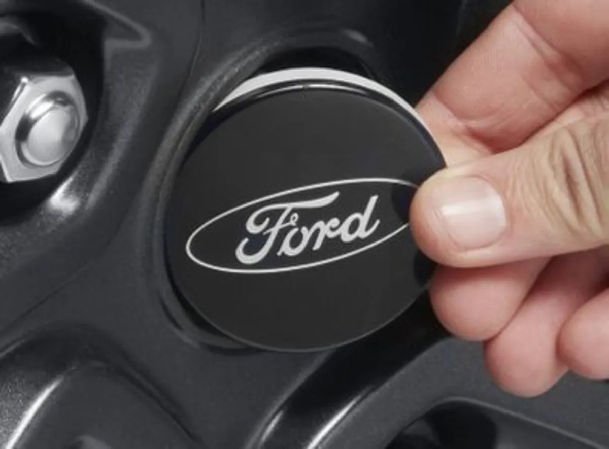 Black Ford centre caps - FREE POST - Image 2