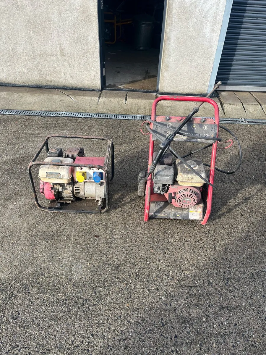 Power washer and generator - Image 3
