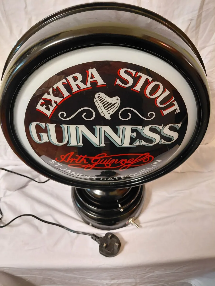 New Double Side Manual  Rotating Guinness Light - Image 2