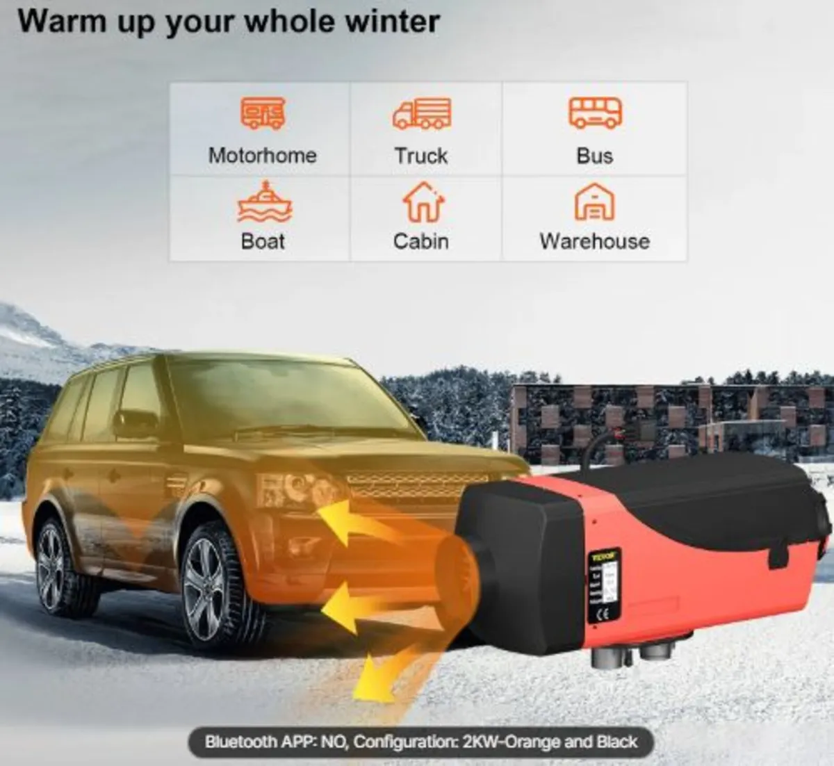 12V 2KW Diesel Air Heater Diesel heater Parking - Image 2