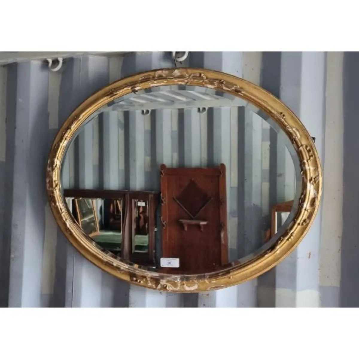 Gilt Oval Mirror KAS1348 - Image 1