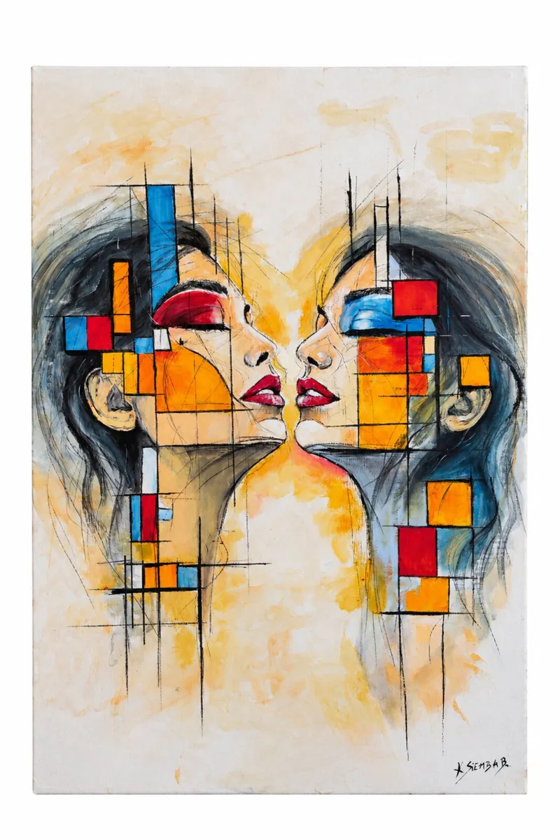 Acrylic painting on canvas - Image 1