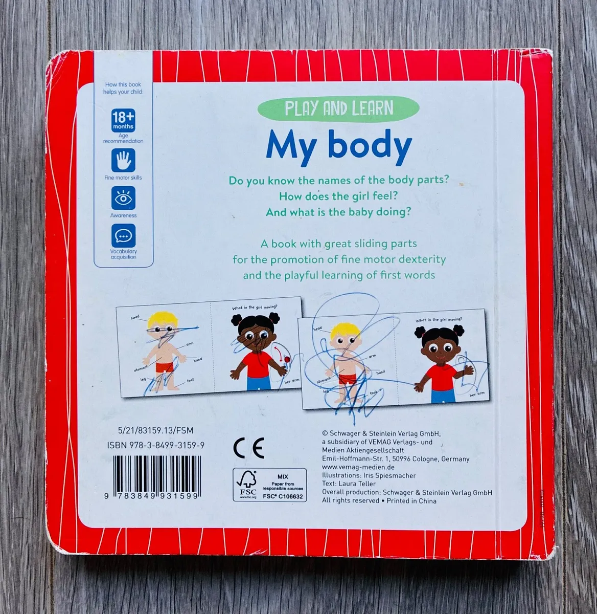 Play and Learn: My Body Interactive Board Book (18 - Image 4