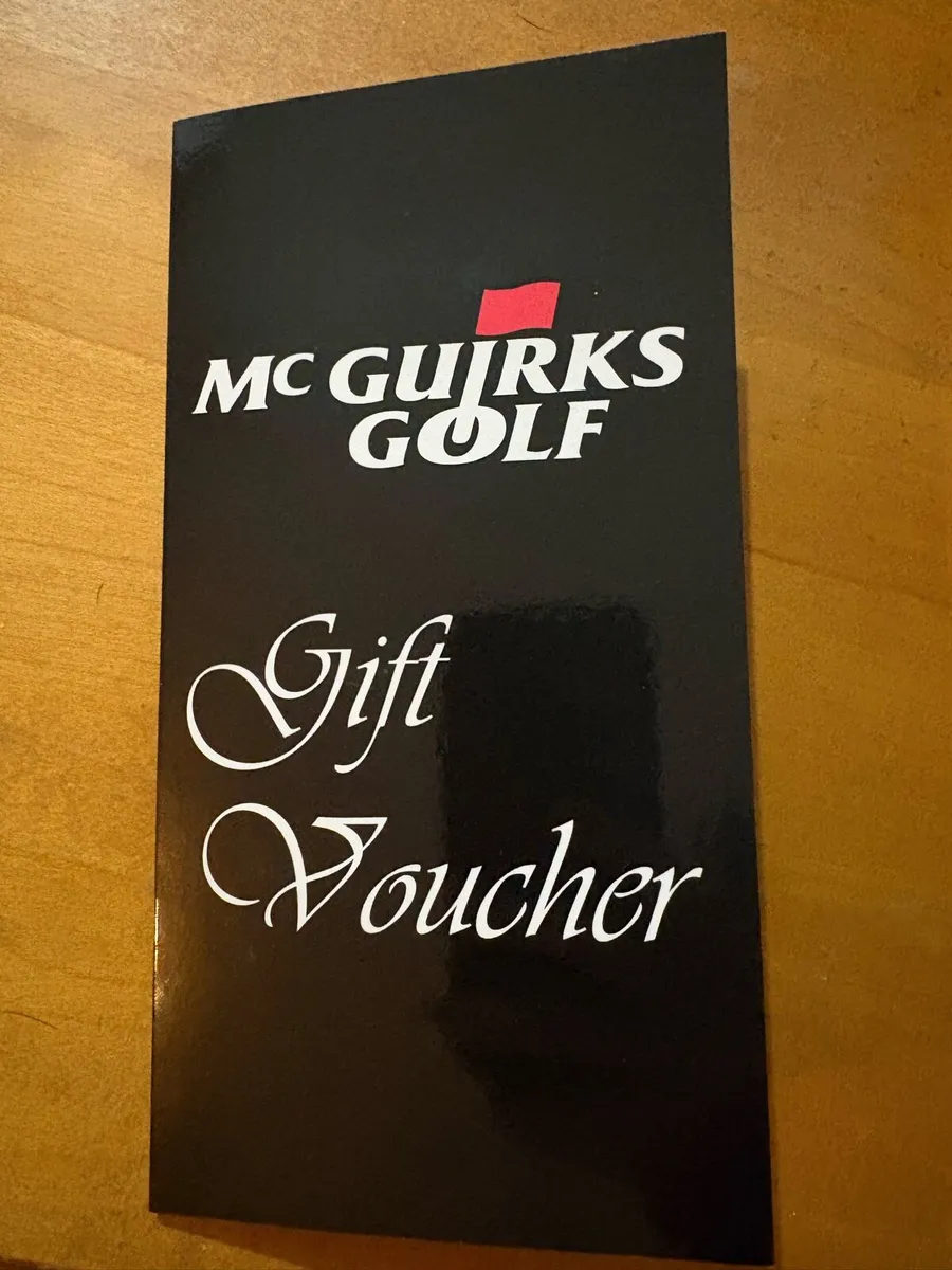 €105 McGuirks golf voucher - Image 1