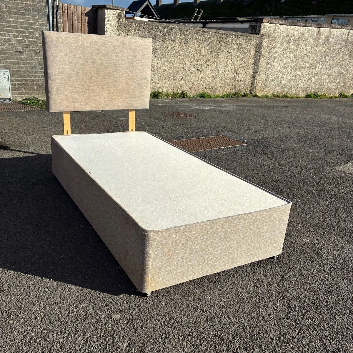 Single Base & Headboard with Mattress - Image 3