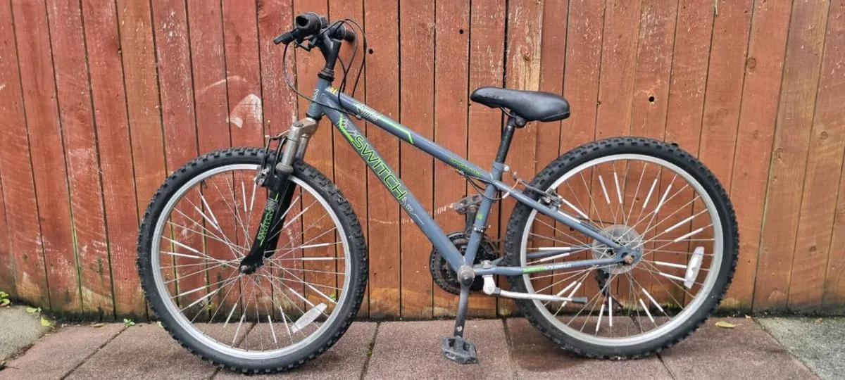 Youths bicycle