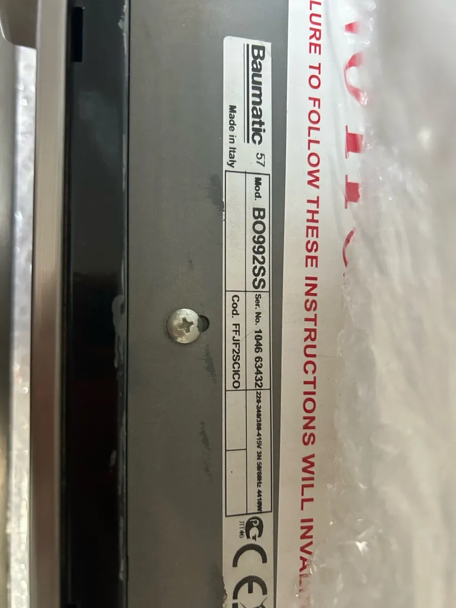 Baumatic new double oven - Image 2