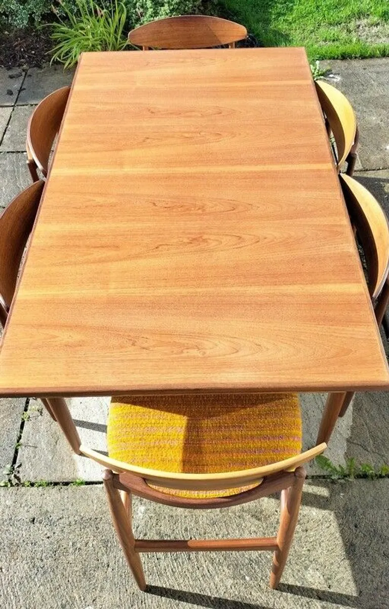 Mid Century Vintage G Plan Danish Range Dining Set - Image 2